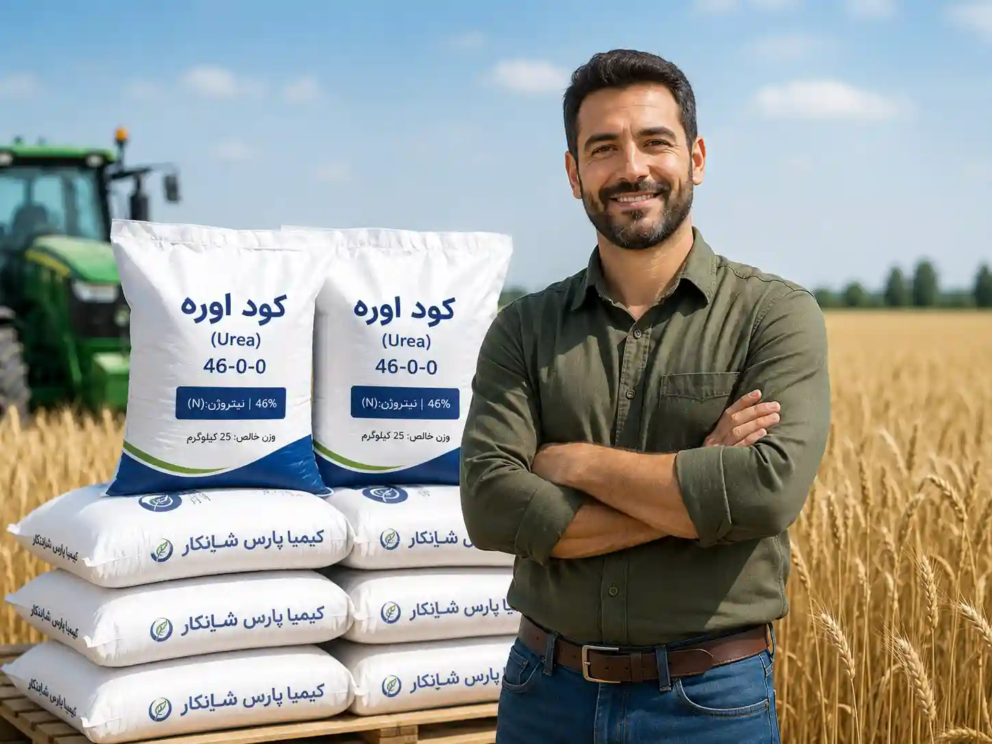 خرید و قیمت کود اوره برای گندم از کیمیا پارس شایانکار